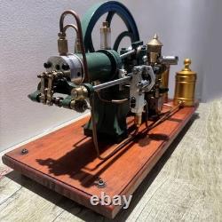 Miniature Metal Diesel Engine Model Horizontal Green Engine Model