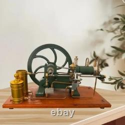 Miniature Metal Diesel Engine Model Horizontal Green Engine Model