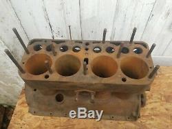 Model A Ford bare engine block motor 3.88 bore clean July 1928