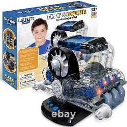 Model Engine Kit for Boys & Girls Ages 12+ Realistic Replica Flat 6 Motor Ha