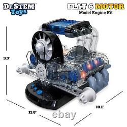Model Engine Kit for Boys & Girls Ages 12+ Realistic Replica Flat 6 Motor Ha