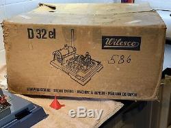 Model Steam Engine Wilesco D32 El. Includes Box, Instructions & Catalogue