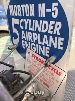 Morton M-5 Radial Wall Hanger Display For Model Engine Mount Hanging NEW