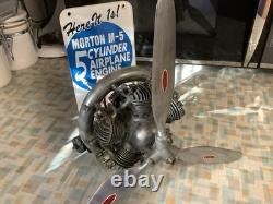 Morton M-5 Radial Wall Hanger Display For Model Engine Mount Hanging NEW