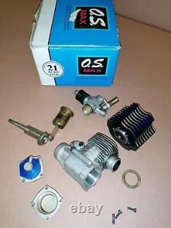 Motore 3,5cc Model Engine Os Max 21 Rz-b Modellismo Rc 18 Usato 13841u