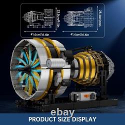 Mould King 10141 Technic Air Plane Engine Eletric Motor Model Building Block Toy