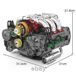 Mould King 10181 Functional Electrical Technic Flat Engine Spots Car Motor Model