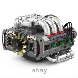 Mould King 10181 Functional Electrical Technic Flat Engine Spots Car Motor Model
