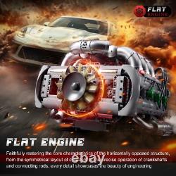 Mould King 10181 Functional Electrical Technic Flat Engine Spots Car Motor Model