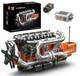 Mould King 10200 Truck Engine Motor Model That Run Building Block Adult Kid Toy
