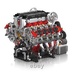 Mould King 2718PCS V8 Engine Model kit 10130 MOC Motorized Car Building Blocks