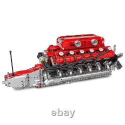 Mould King V8-V12 Engine Model Kits MOC Building Blocks Set with Battery Motor DIY