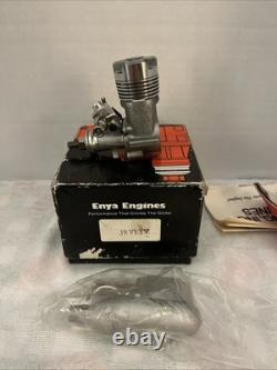 NEW 1976 Enya 19 VI RC model airplane engine Muffler vintage. 19 motor box NIB