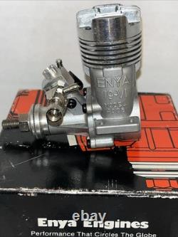 NEW 1976 Enya 19 VI RC model airplane engine Muffler vintage. 19 motor box NIB