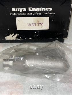 NEW 1976 Enya 19 VI RC model airplane engine Muffler vintage. 19 motor box NIB