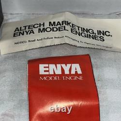 NEW 1976 Enya 19 VI RC model airplane engine Muffler vintage. 19 motor box NIB