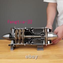 NEW Mini Turbojet Engine Model Kit 13 Scale, 12V Motor, Functional Fan Blades