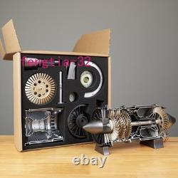 NEW Mini Turbojet Engine Model Kit 13 Scale, 12V Motor, Functional Fan Blades