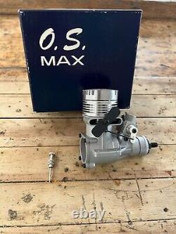 NOS Vintage OS MAX 50 RS Engine RC Airplane Motor Head Japan Model Balsa Carb