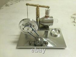 New DIY Hot Air balance type Stirling Engine Model Generator Motor with LED Lamp