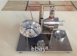 New DIY Hot Air balance type Stirling Engine Model Generator Motor with LED Lamp