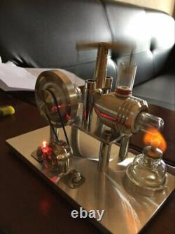 New DIY Hot Air balance type Stirling Engine Model Generator Motor with LED Lamp