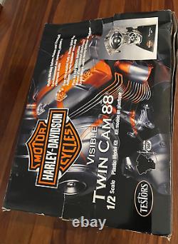 New! Harley Davidson 1/2 Scale Twin Cam 88 Visible Engine Kit by Tester Unbuilt