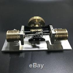 New Hot Air Stirling Engine Model Toy Flame Eater Air-cooled Motor V2 Engine Toy