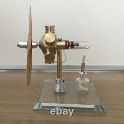 New Hot Air Stirling Engine Model Toy Mini Aircraft Propeller Motor Engine Toy