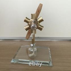 New Hot Air Stirling Engine Model Toy Mini Aircraft Propeller Motor Engine Toy