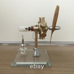 New Hot Air Stirling Engine Model Toy Mini Aircraft Propeller Motor Engine Toy