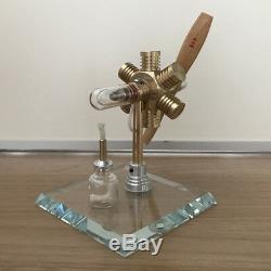 New Hot Air Stirling Engine Model Toy Mini Aircraft Propeller Motor Engine Toy