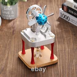 New Hot Air Stirling Engine Model Toy Mini Vertical Cylinder Generator Motor Toy