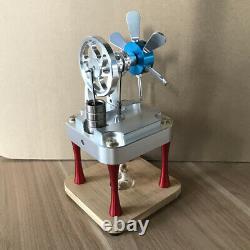 New Hot Air Stirling Engine Model Toy Mini Vertical Cylinder Generator Motor Toy