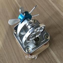 New Hot Air Stirling Engine Model Toy Mini Vertical Cylinder Generator Motor Toy