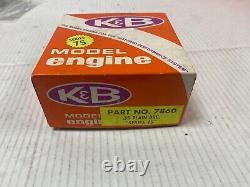 New K &B No. 7860.35R/C Sportster Model Airplane Engine Motor NIB