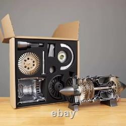 New Mini Turbojet Engine Model Kit 13 Scale, 12V Motor, Functional Fan Blades