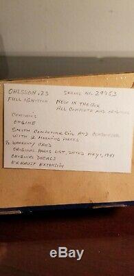 Nib Ohlsson 23 Motor Vintage Ignition Model Airplane Engine O&r. 23 Complete