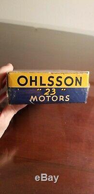 Nib Ohlsson 23 Motor Vintage Ignition Model Airplane Engine O&r. 23 Complete