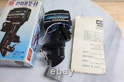 Nice Vintage Mercury 650 Plastic Toy Boat Motor Engine Ships Model Japan With Box