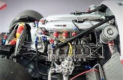 Nissan Datsun Race Car with Engine Motor & Sport Wheel Vintage GP F 1 Indy Model