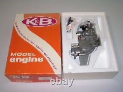 Nos New Older K&b 3.5 R/c Outboard Nitro Marine Model Boat Engine Motor Box 8907