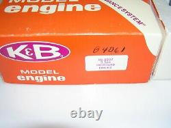 Nos New Older K&b 3.5 R/c Outboard Nitro Marine Model Boat Engine Motor Box 8907