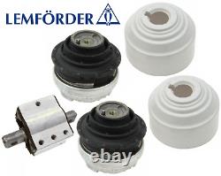 OEM Engine Motor Mount Set + Transmission Mount x3 Lemforder Mercedes V8 S E CLK