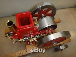 OLDS MODEL ENGINE ON CART Old Hit and Miss Gas Engine Motor Scale Model