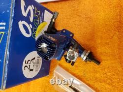OS Engine OS max 25 LA BLue RC Motor NIB Model 12350 P26