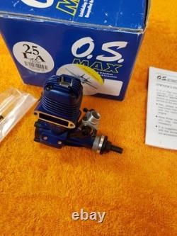 OS Engine OS max 25 LA BLue RC Motor NIB Model 12350 P26