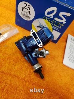 OS Engine OS max 25 LA BLue RC Motor NIB Model 12350 P26