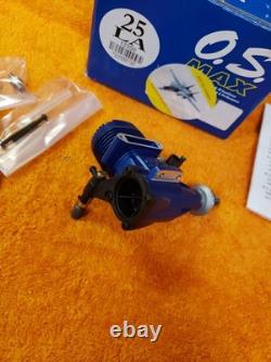 OS Engine OS max 25 LA BLue RC Motor NIB Model 12350 P26