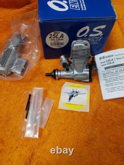 OS Engine OS max 25 LA Silver RC Motor New Model 12352